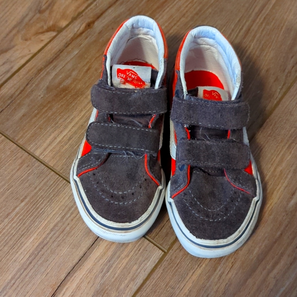 Vans high top sneakers size 11 for little kids